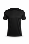 Black Gym T-Shirt - Front View